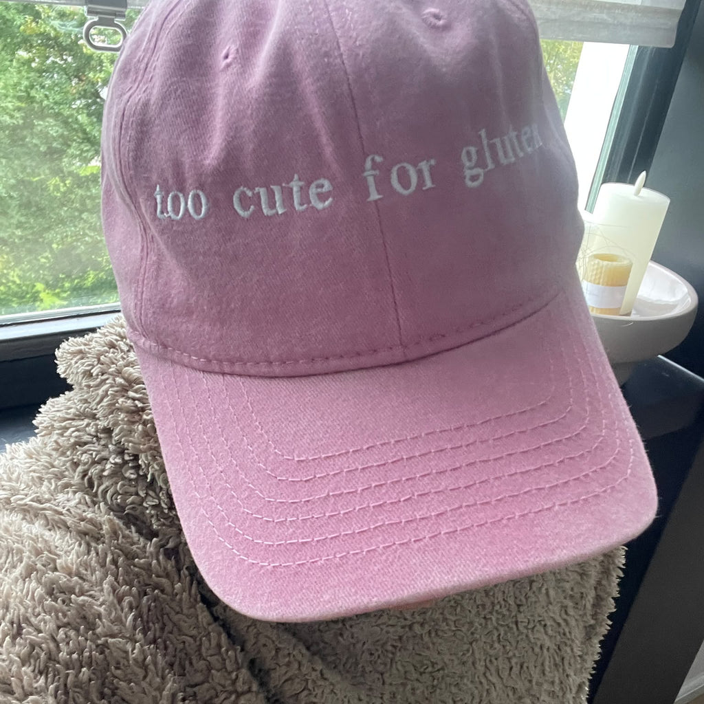 Pet roze Too cute for gluten